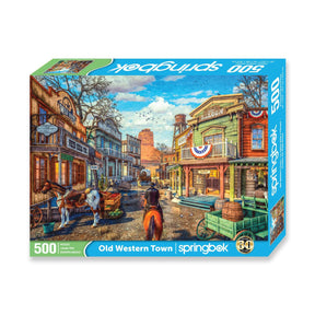 Allied Products-Springbok - Old Western Town Puzzle