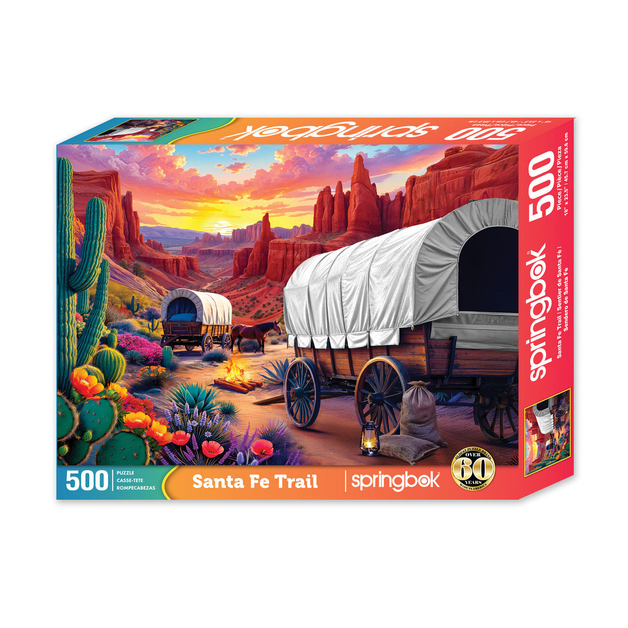 Allied Products-Springbok - Santa Fe Trail Puzzle