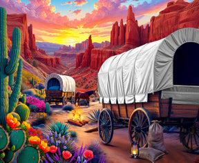 Allied Products-Springbok - Santa Fe Trail Puzzle