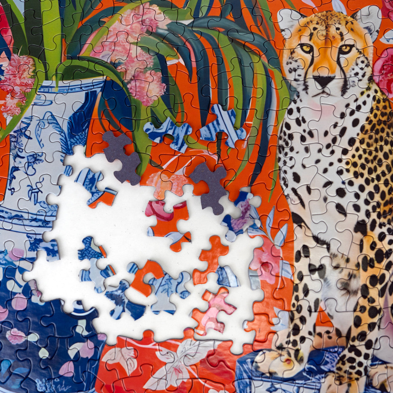 Allied Products-Springbok - Cheetah Ginger Jar Puzzle