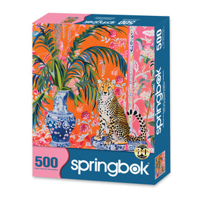 Allied Products-Springbok - Cheetah Ginger Jar Puzzle