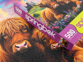 Allied Products-Springbok - Highland Cows Puzzle