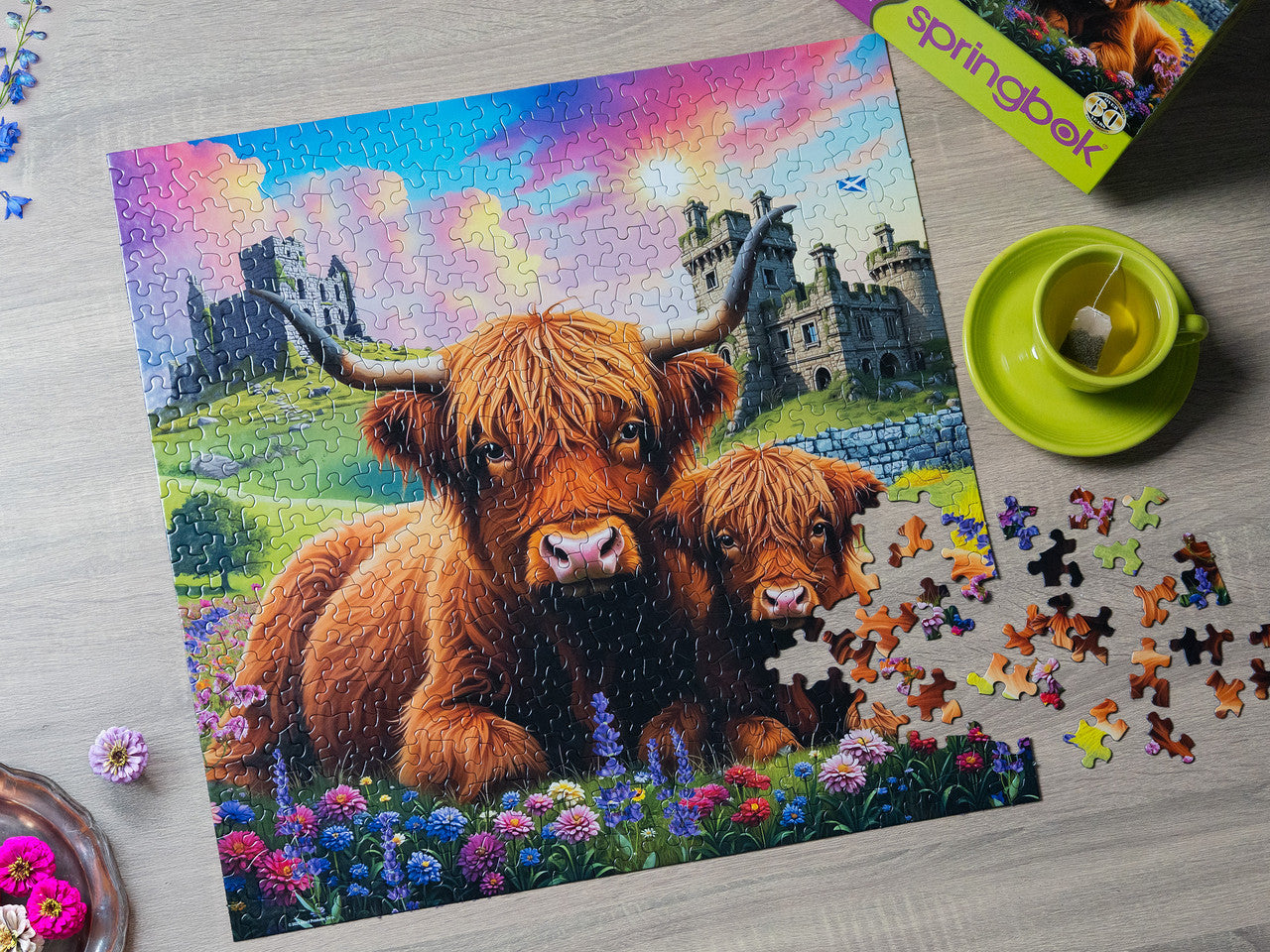 Allied Products-Springbok - Highland Cows Puzzle