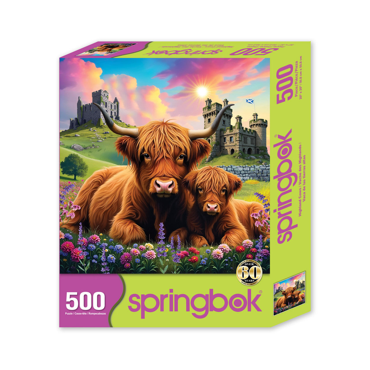 Allied Products-Springbok - Highland Cows Puzzle