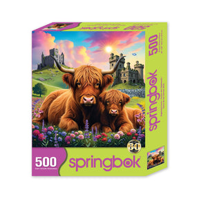 Allied Products-Springbok - Highland Cows Puzzle