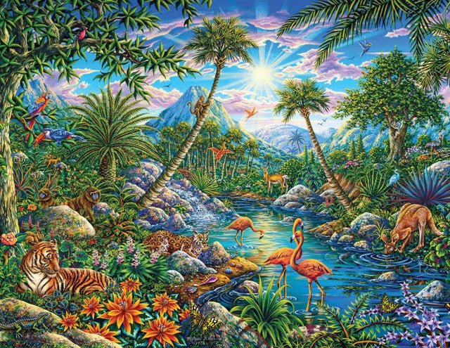 Allied Products-Springbok - Discovery Island Puzzle