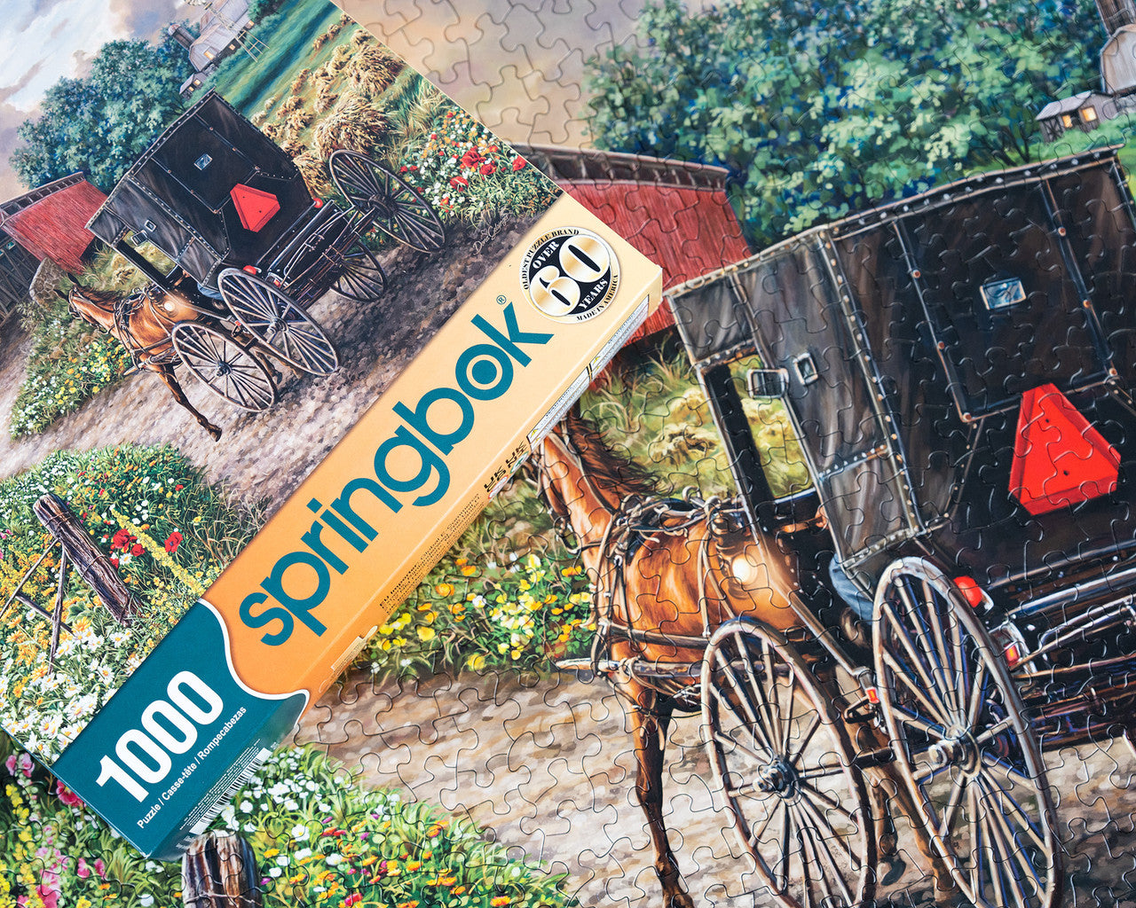 Allied Products-Springbok - Evening on the Farm Puzzle