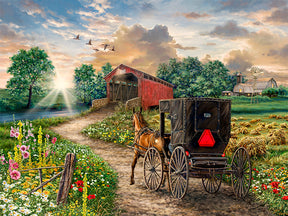 Allied Products-Springbok - Evening on the Farm Puzzle