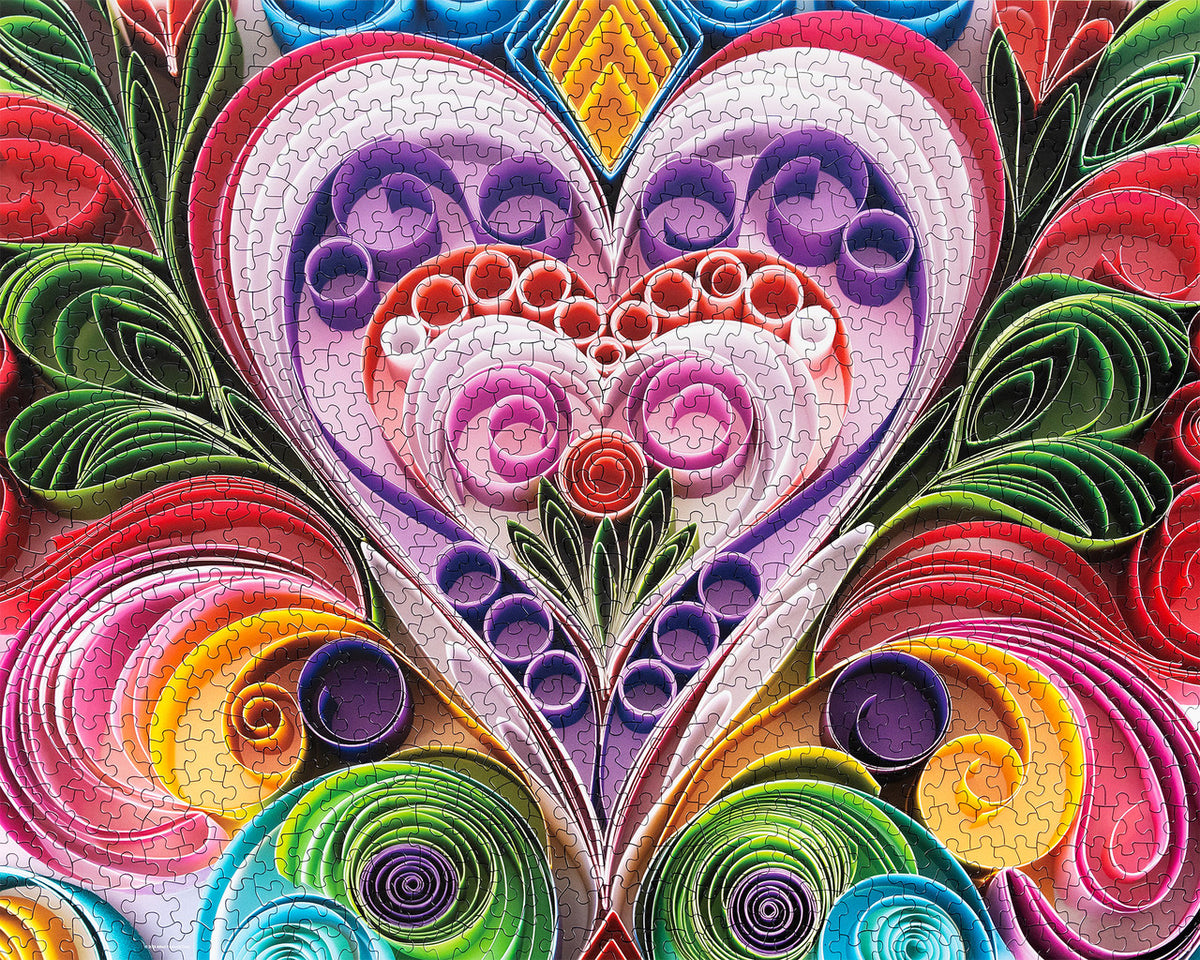 Allied Products-Springbok - Paper Hearts Puzzle