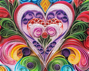 Allied Products-Springbok - Paper Hearts Puzzle