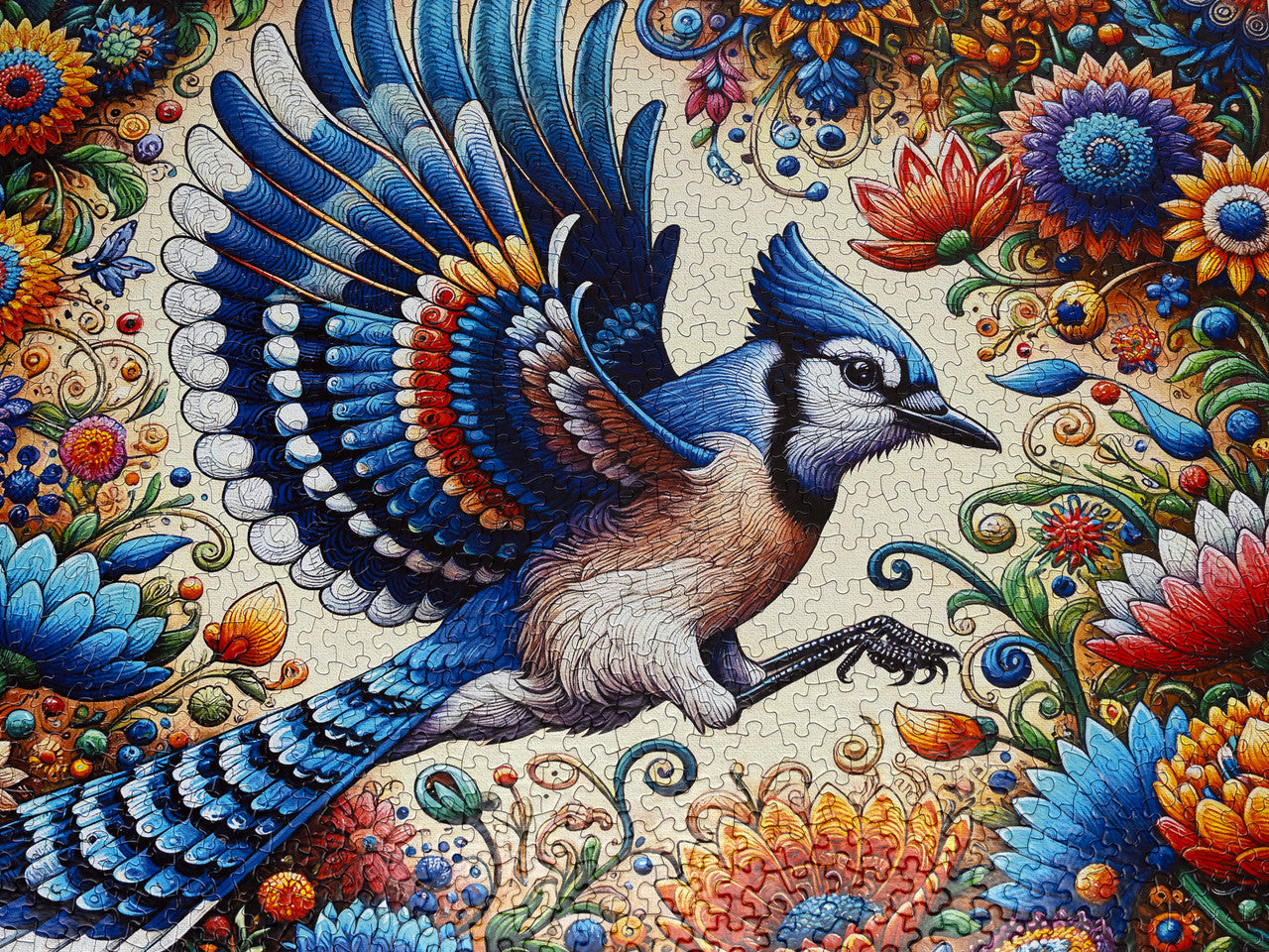 Allied Products-Springbok - Blue Jay in Summer Puzzle