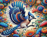 Allied Products-Springbok - Blue Jay in Summer Puzzle