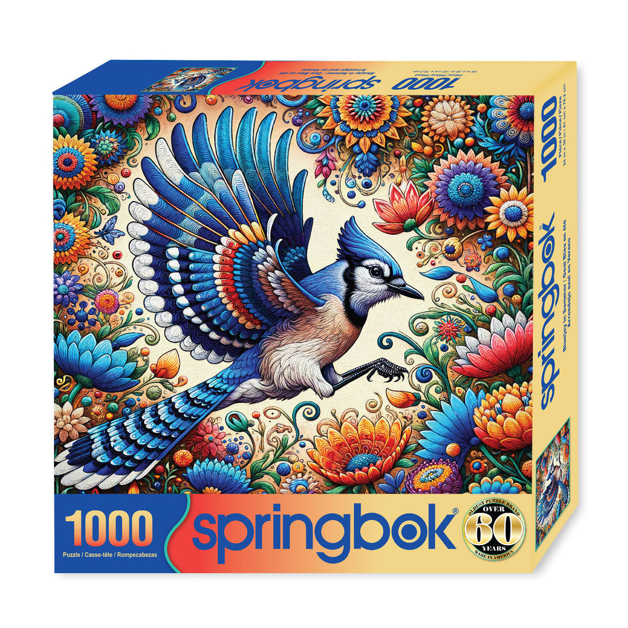 Allied Products-Springbok - Blue Jay in Summer Puzzle