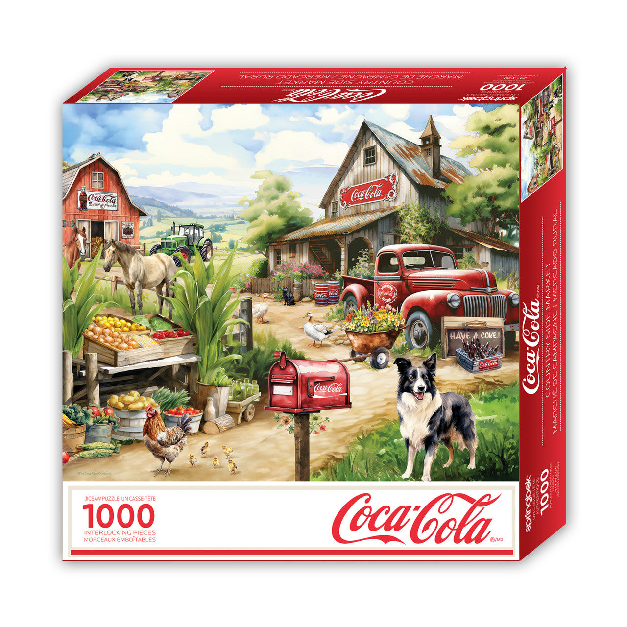 Allied Products-Springbok - Countryside Market Puzzle