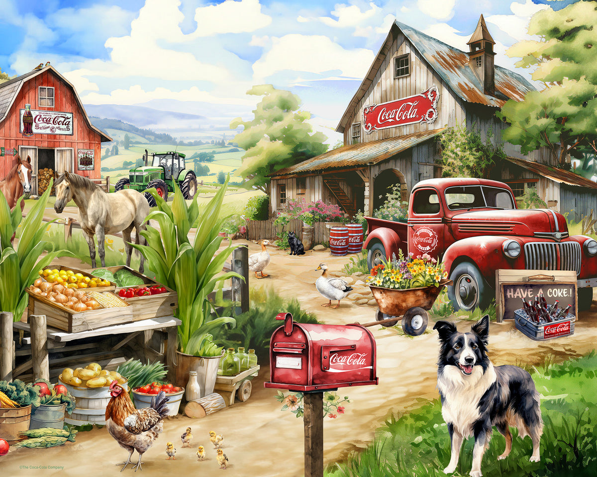 Allied Products-Springbok - Countryside Market Puzzle