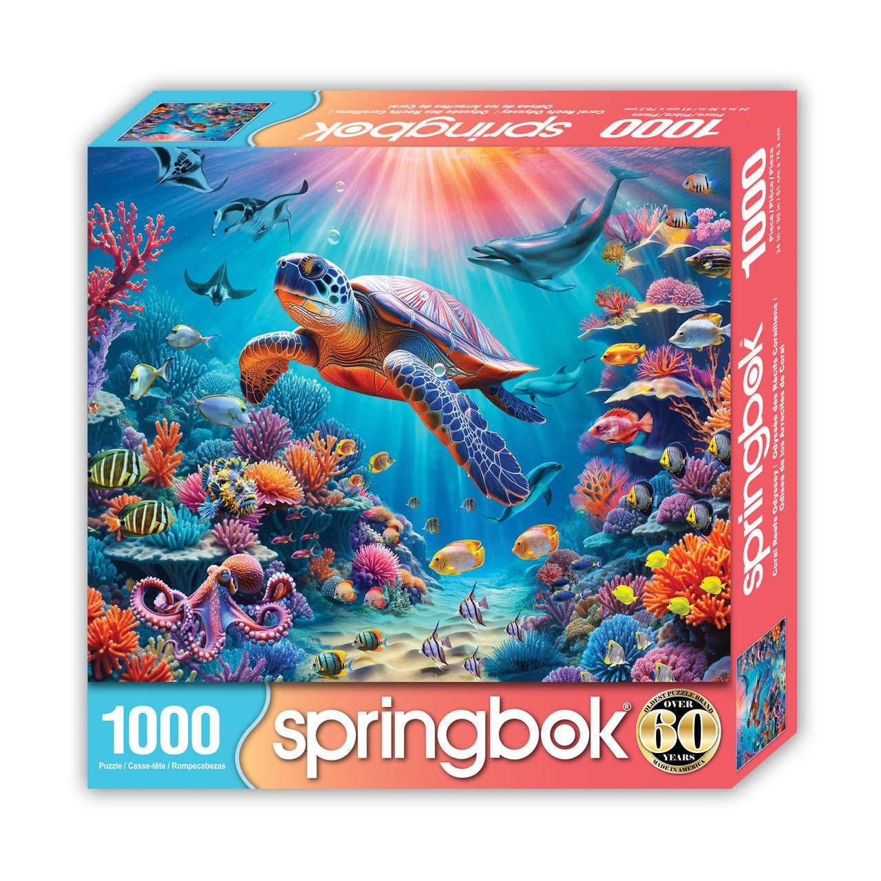 Allied Products-Springbok - Coral Reefs Puzzle