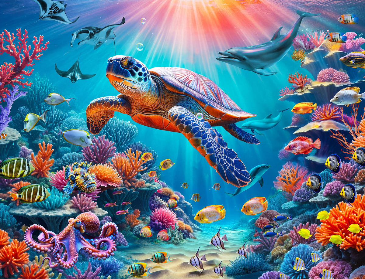 Allied Products-Springbok - Coral Reefs Puzzle