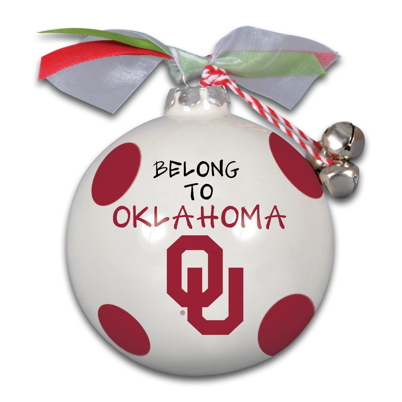 "Our Home & Our Heart Belong to" Collegiate Ornament