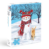 Puzzle Cat & Snowman