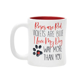 C&F Home - Valentine's Day "Love My Dog More" Coffee Mug