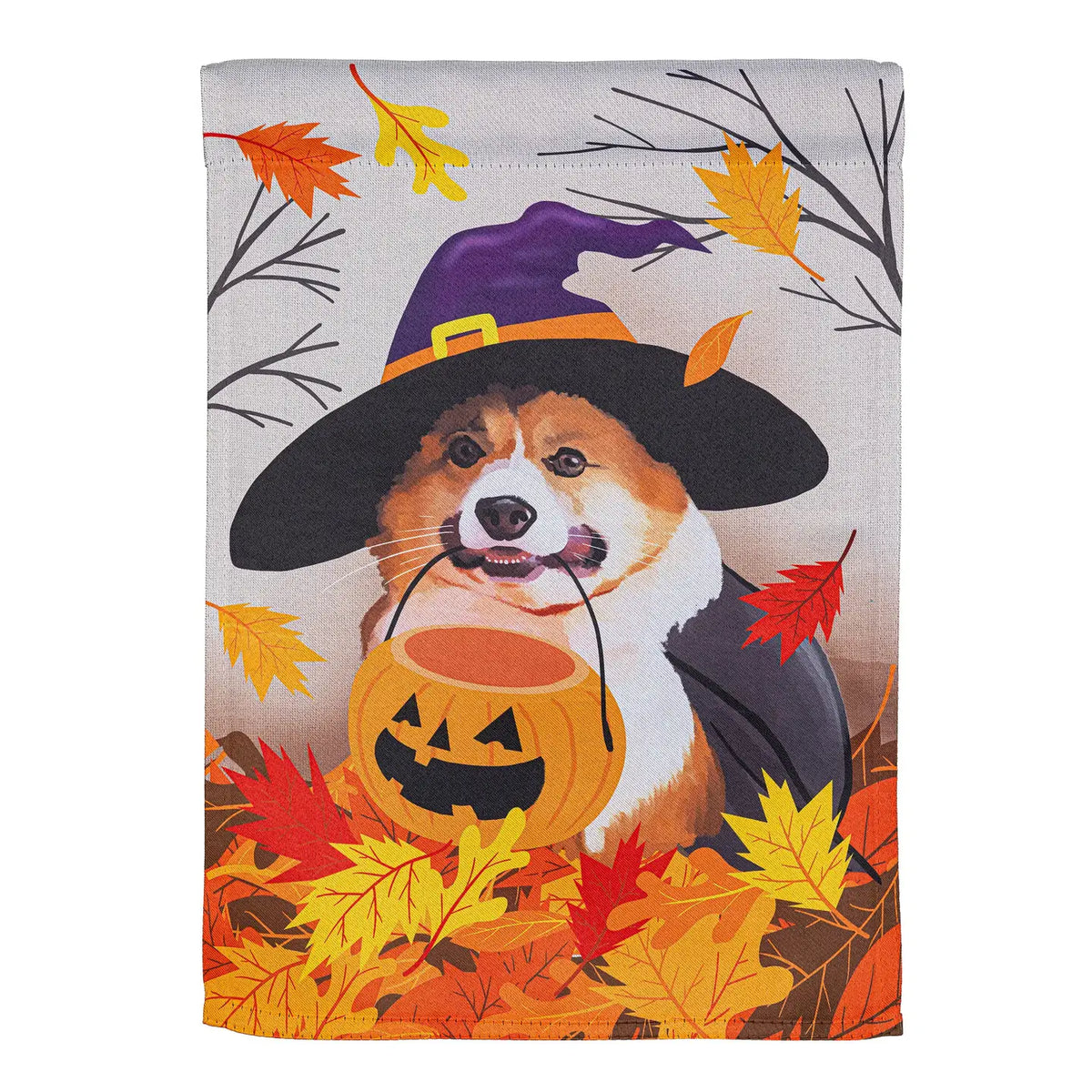 Evergreen Enterprises - Flag Corgi Fall