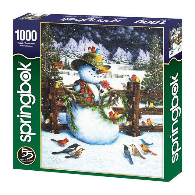 Allied Products-Springbok - Western Snowman Puzzle