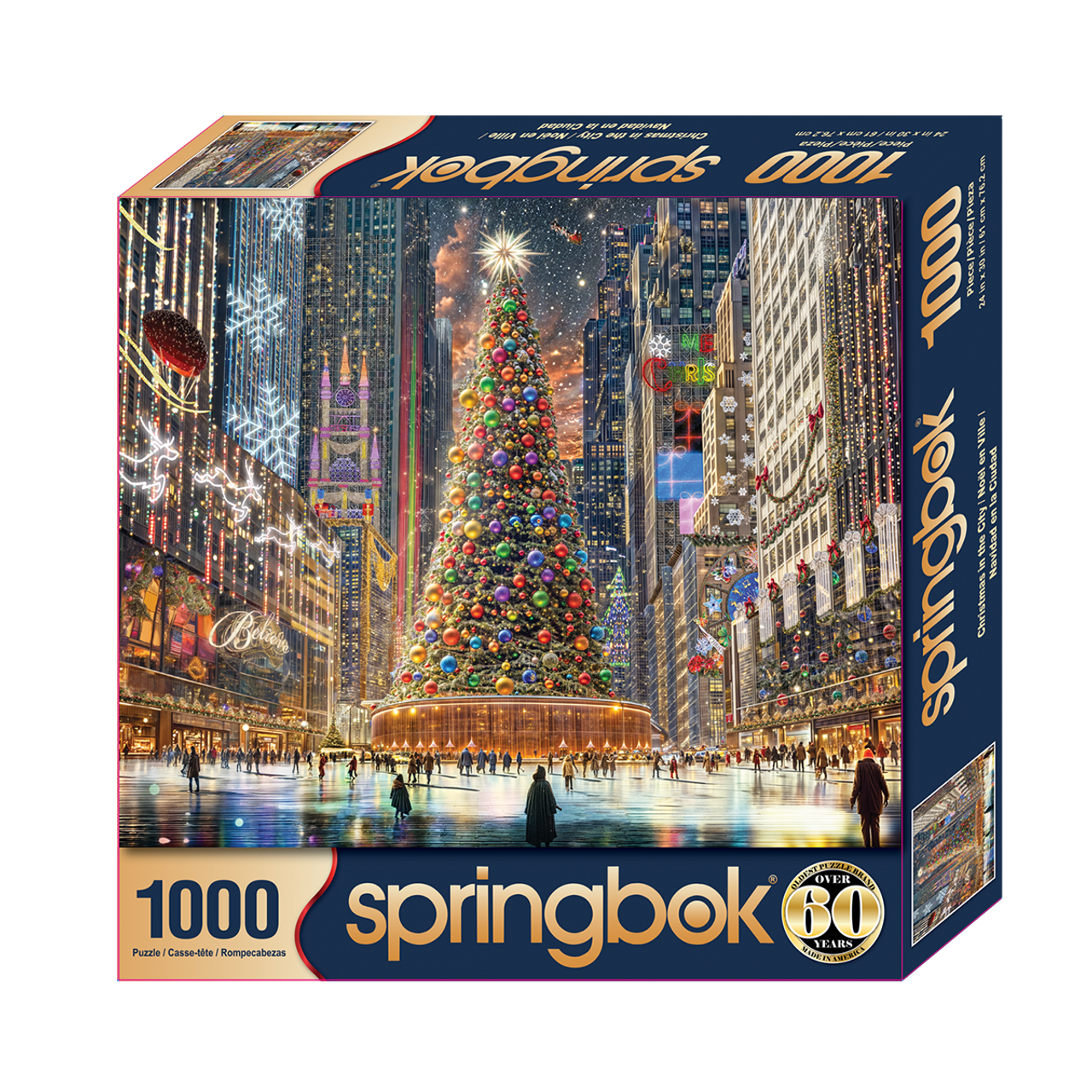 Allied Products-Springbok - Christmas In The City Puzzle