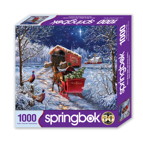 Allied Products-Springbok - Starry Winter Night Puzzle