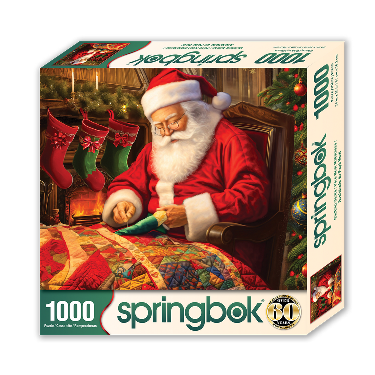 Allied Products-Springbok - Puzzle Quilting Santa Puzzle