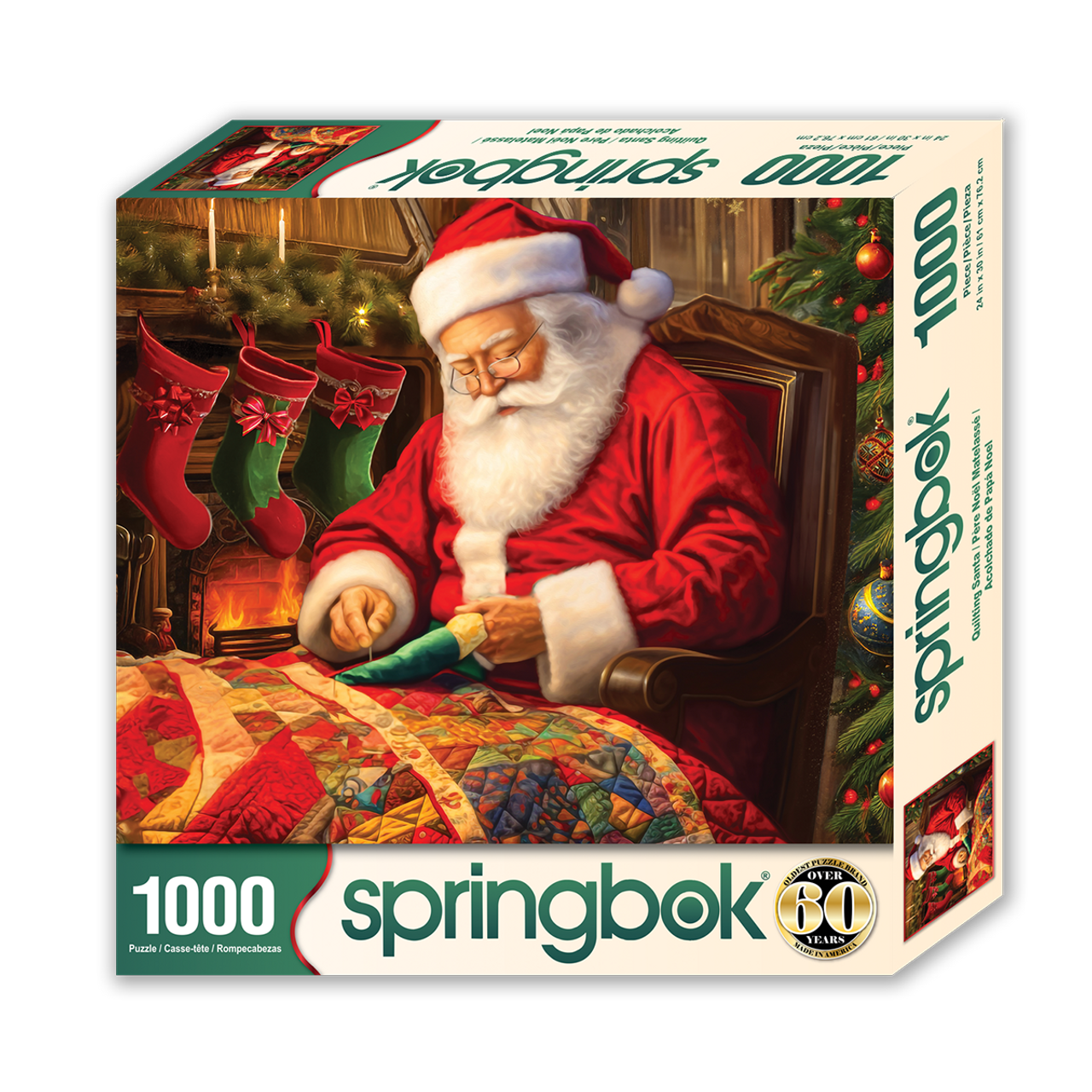 Allied Products-Springbok - Puzzle Quilting Santa Puzzle