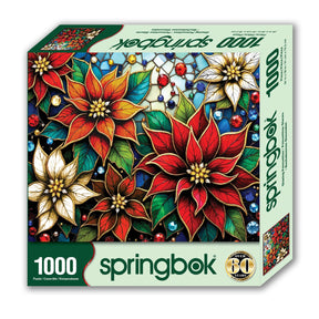 Allied Products-Springbok - Glazing Poinsettias Puzzle