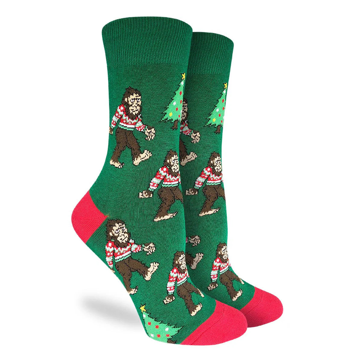 Good Luck Sock - Christmas Bigfoot