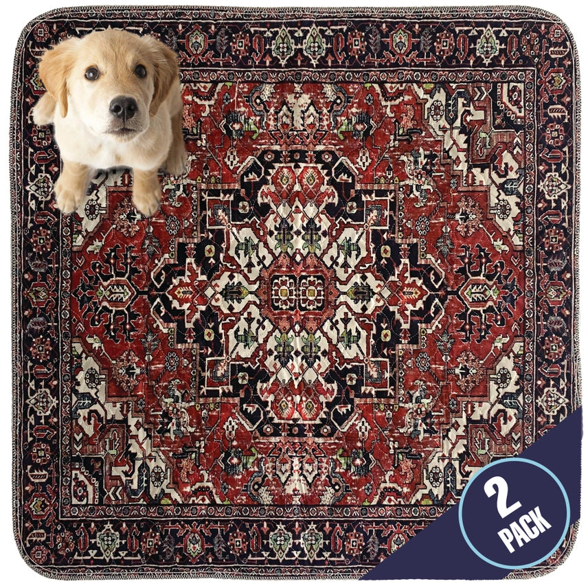 Pupiboo - Medallion Washable Pee Pads 36"x36" (2 pack)