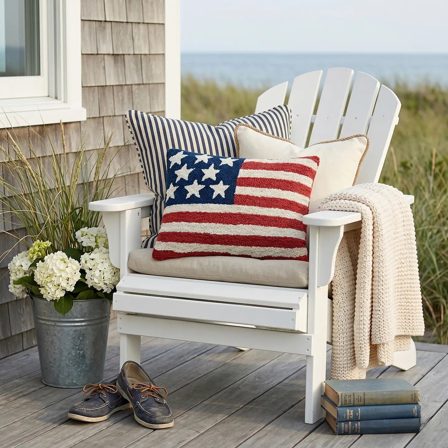 Peking Handicraft - Pillow Hook USA Flag