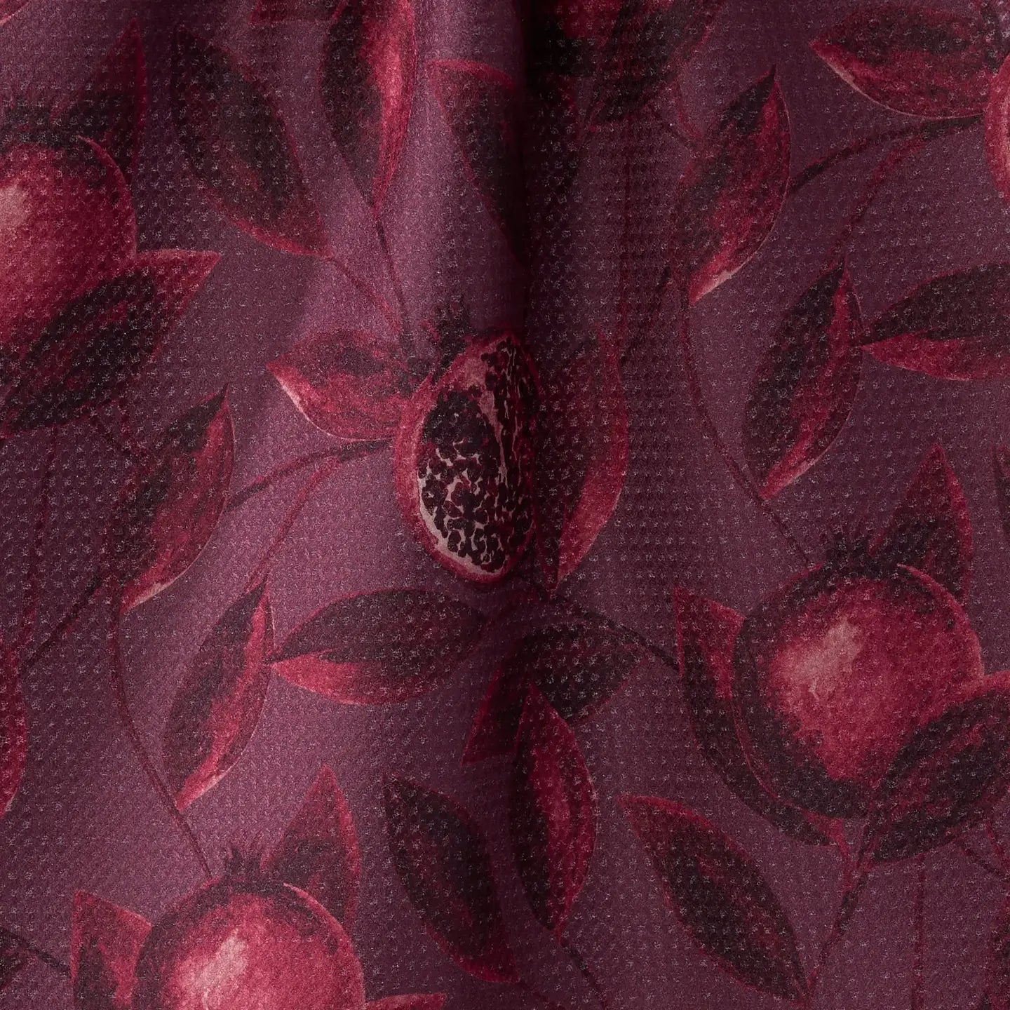 Geometry - Tea Towel Rich Garnet