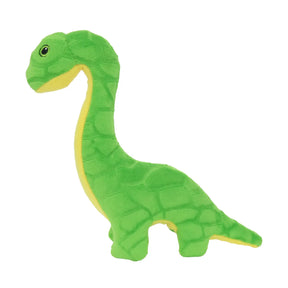 Tuffy Dog Toys - Mighty Jr Dinosaur Brachiosaurus Plush Squeaky Durable Toy