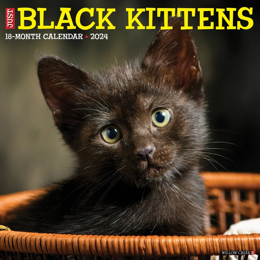 2024 Black Kittens Calendar