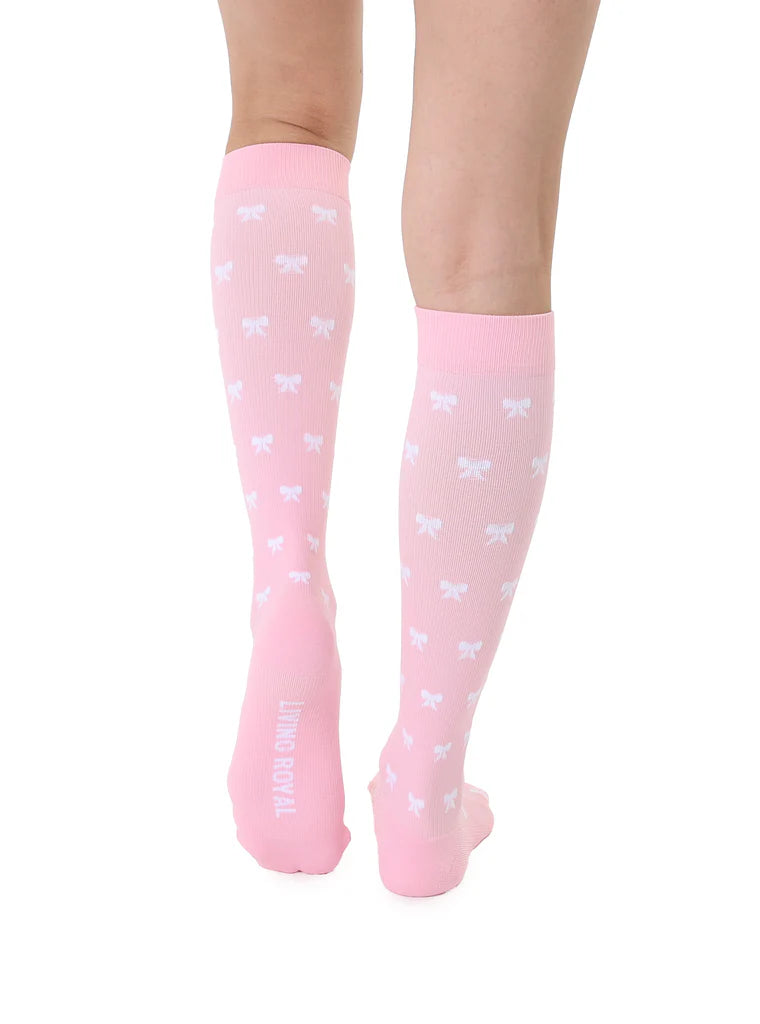 Living Royal - Socks Compression White Ribbon