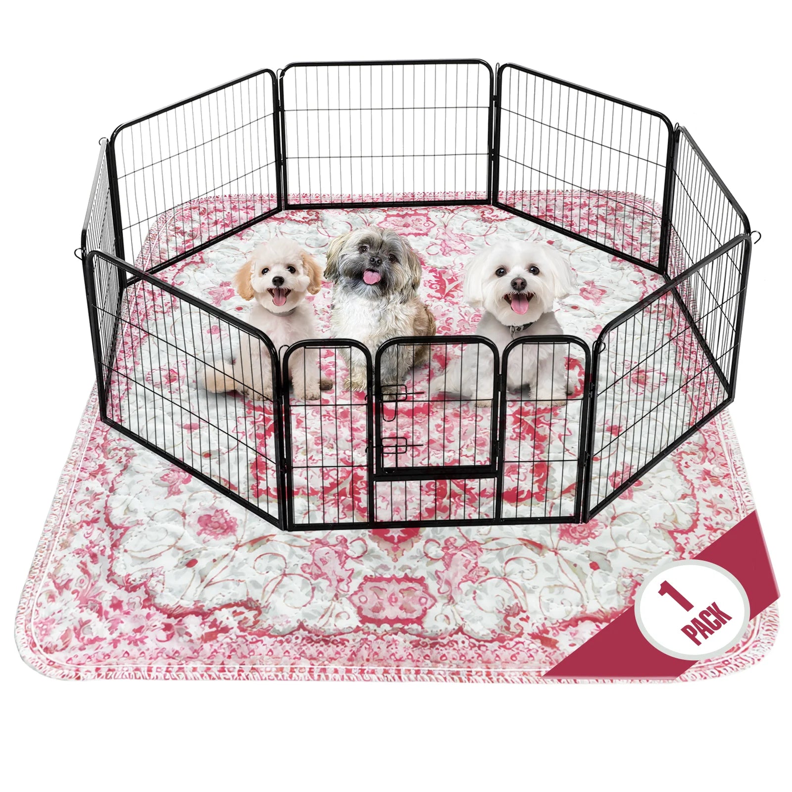 Pupiboo - Pink Medallion Washable Pee