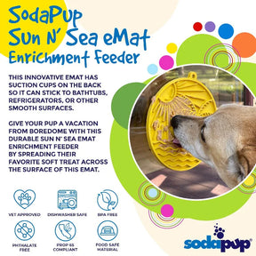 Enrichment Dog Lick Mat - Sun 'n Sea