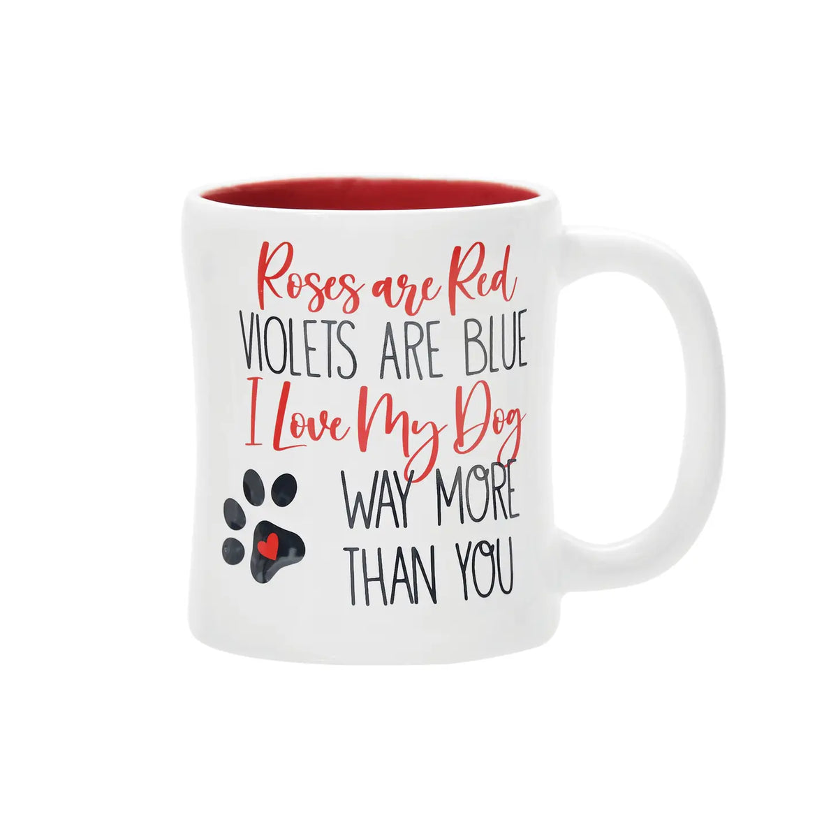 C&F Home - Valentine's Day "Love My Dog More" Coffee Mug