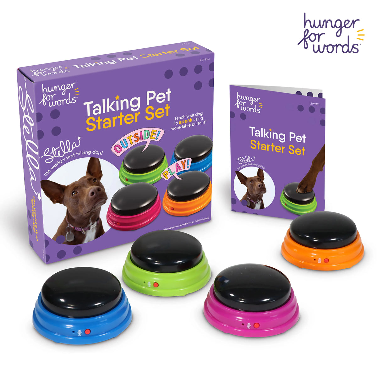 Brightkins - Hunger For Words Talking Pet Starter Set