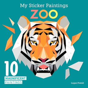 Wellspring- Activity Book - My Sticker Paintings: Zoo
