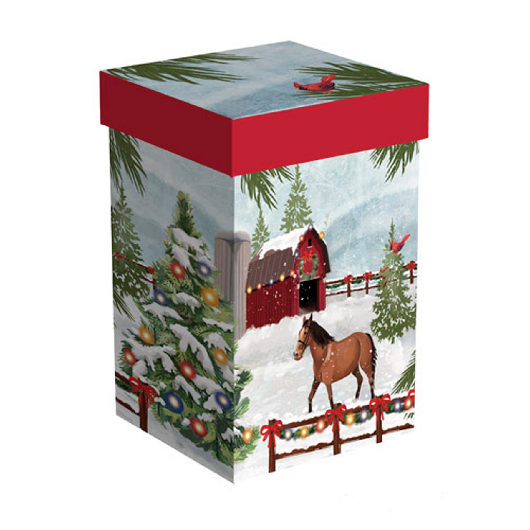 Travel Cup Horse Scene w/ Box