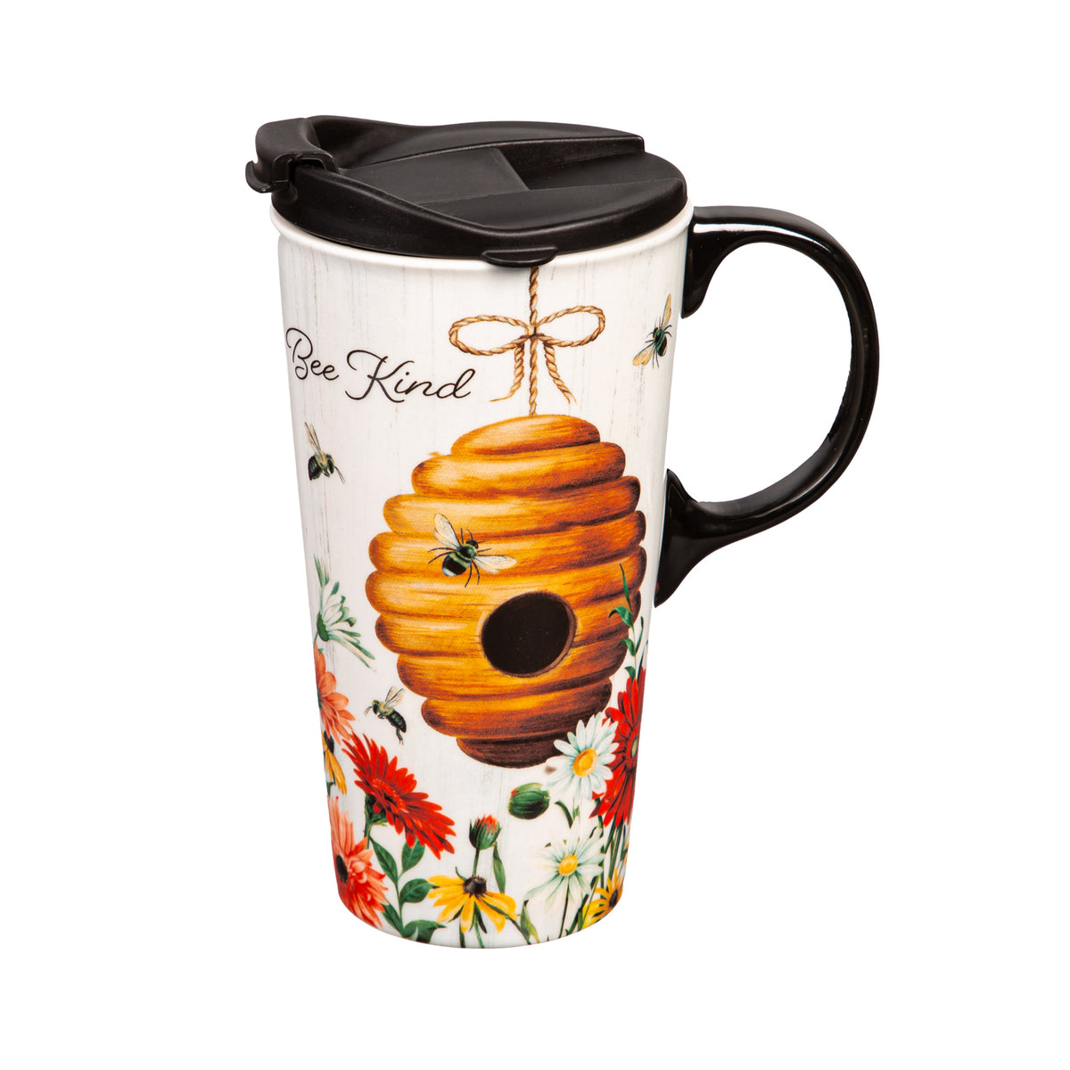 Travel Cup Summer Floral Buzz