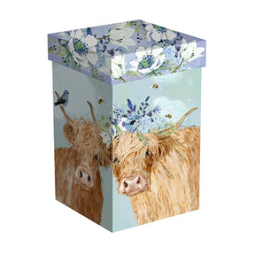 Travel Cup Brown Cow with Box