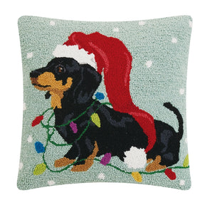 Peking Handicraft - Pillow Christmas Dachshund