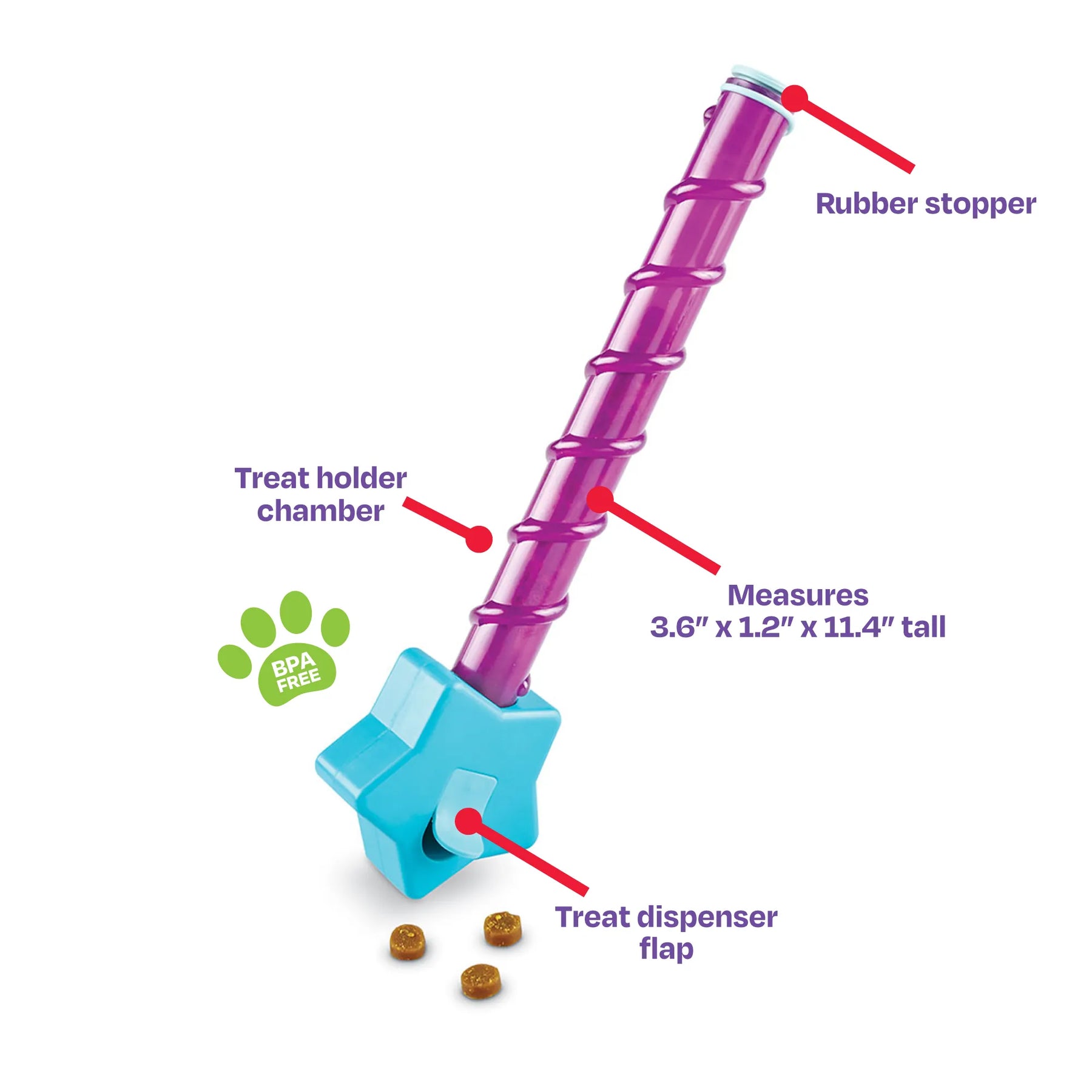 Brightkins - STAR Magic Wand Treat Dispenser