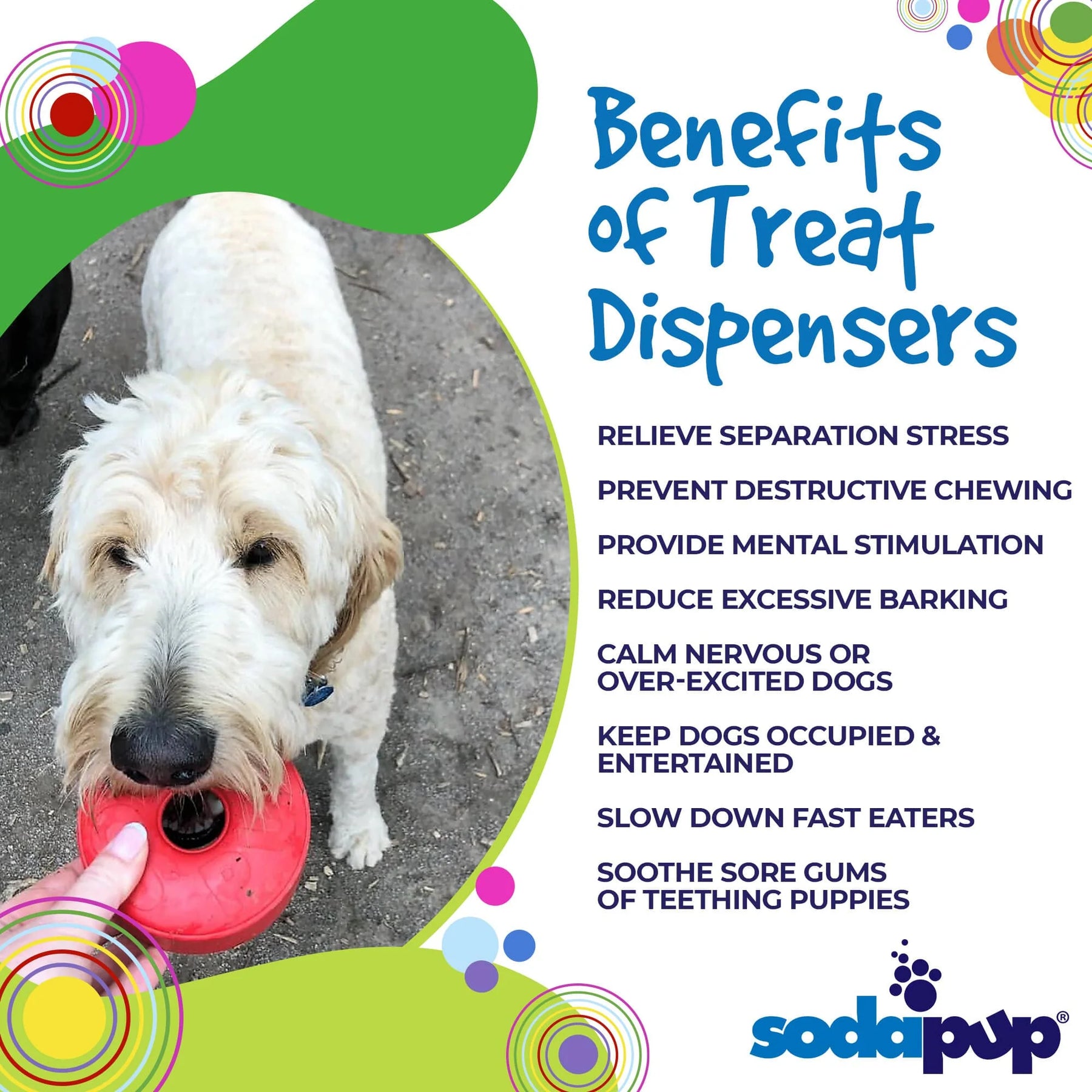 Soda Pup - Life Saver Treat Dispenser Dog Toy