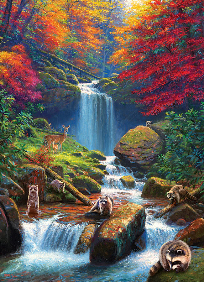 Puzzle: Mystic Falls in Autumn